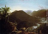Thomas Cole Famous Paintings - Sunrise in the Catskill Mountains